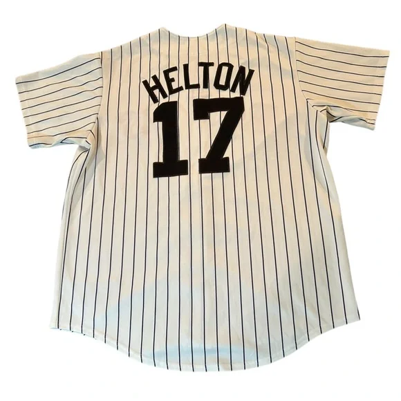 Majestic Men Colorado Rockies Todd Helton Baseball Jersey Sz XL - Picture 2 of 7